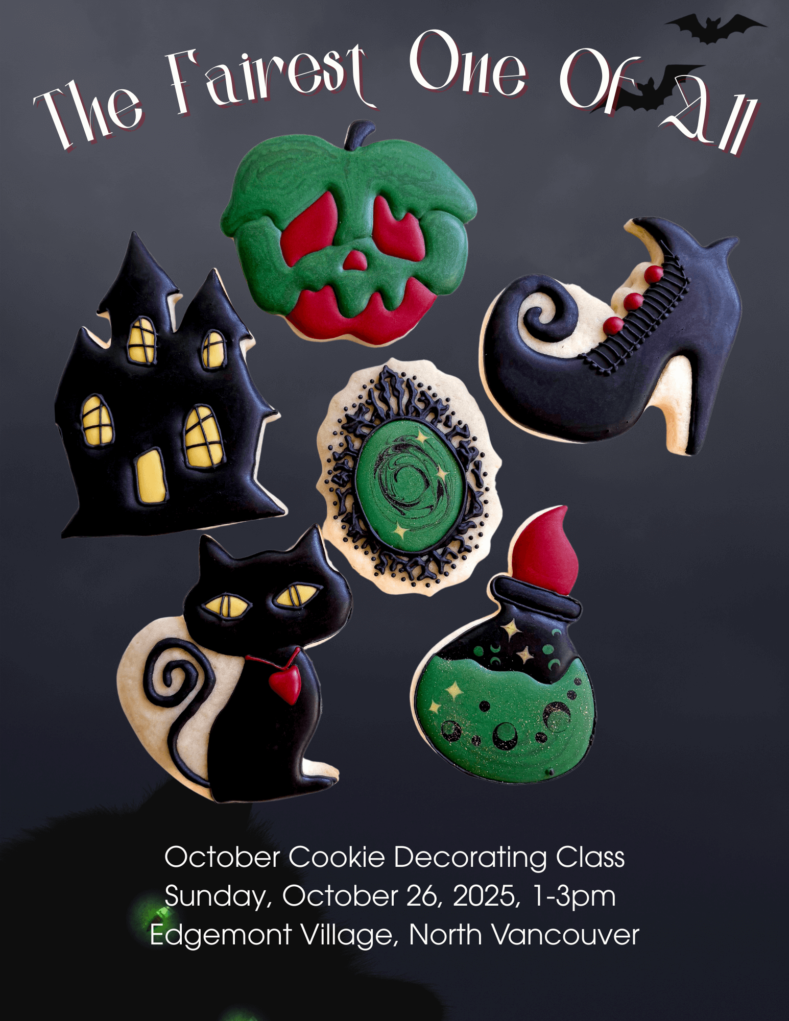 OCTOBER COOKIE DECORATING CLASS - IN-PERSON LESSON