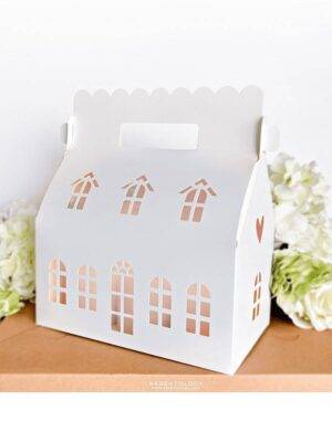 Stunning Large Mansion Cookie Boxes with Box Backer (10 pack set)