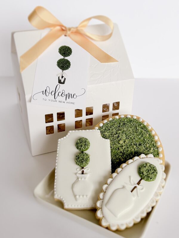 Topiary and Planter Printable Royal Icing Transfer Sheet PDF Download Template - Image 4